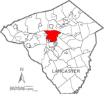 Manheim Township, Lancaster County Highlighted